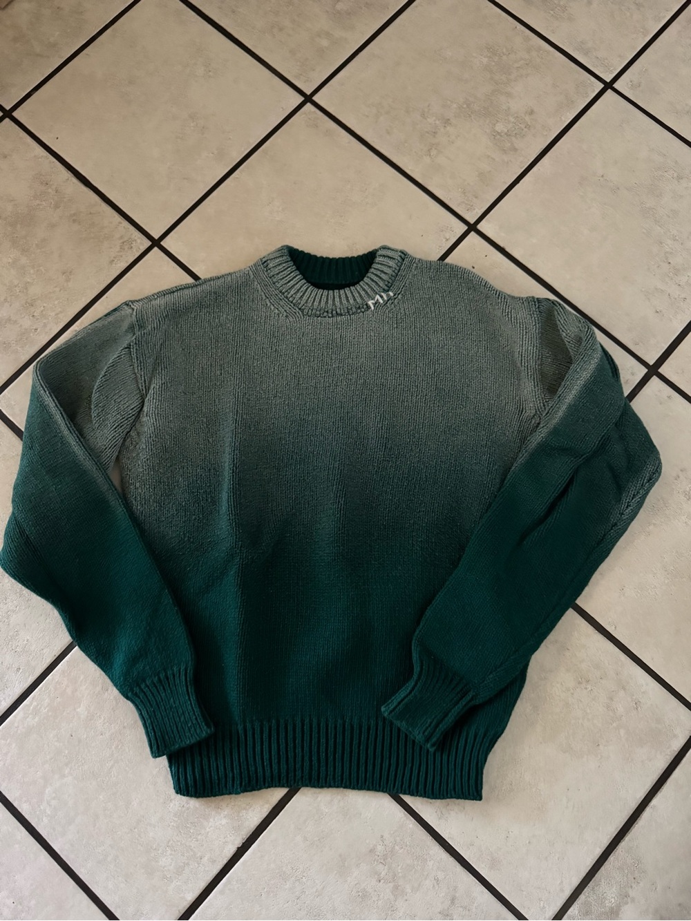 Madhappy Green Ombre Knitted Sweater
